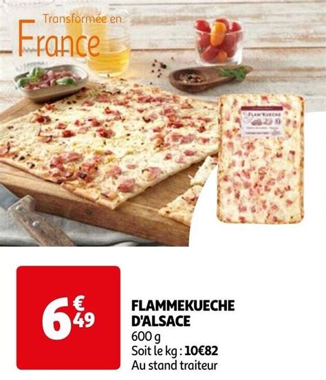 Promo FLAMMEKUECHE D ALSACE Chez Auchan