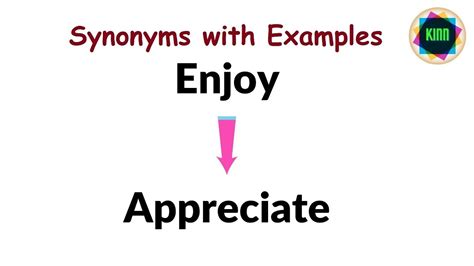 Synonyms Of Enjoy Sentence Of Enjoy Enjoy Sentence In English Youtube
