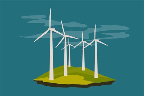 Wind Turbine Vector Art Icons And Graphics For Free Download