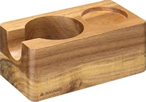 Amazon De Navaris Tamperstation 58mm Aus Akazienholz Holz Tamper