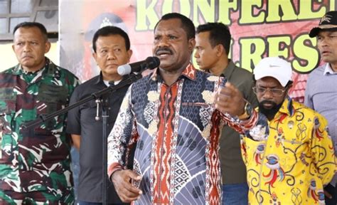 Pj Bupati Nduga Kkb Harus Ditindak Dengan Tegas