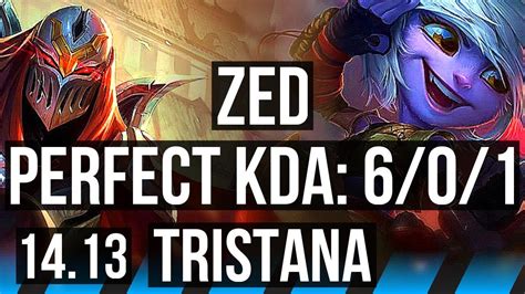 ZED Vs TRISTANA MID 6 0 1 1700 Games Dominating BR Challenger