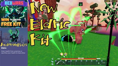 Andersonplays Roblox Bedwars 💀 [free Kit ] New Eldric Kit Showcase