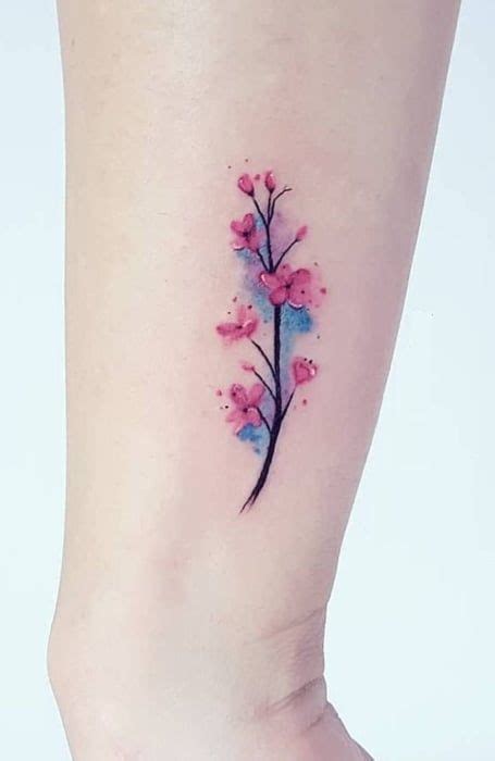 Stunning Watercolor Tattoos For Vibrant Women Small Watercolor