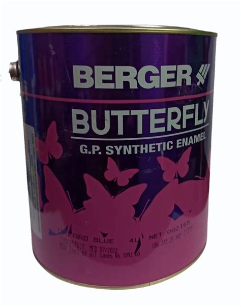 Ltr Berger Butterfly Gp Synthetic Enamel Paint At Rs Litre