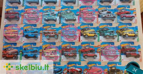 Hot Wheels Modeliukai 4 Skelbiu Lt