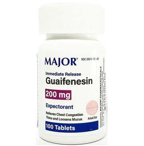 Snapklik.com : Major Pharmaceuticals Guaifenesin 200mg