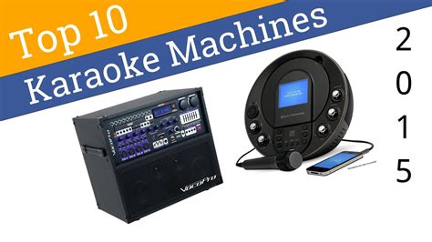 10 Best Karaoke Machines 2015 Youtube