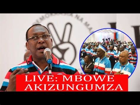 LIVE UCHAGUZI CHADEMA MBOWE ANAUNGURUMA KWENYE MKUTANO WA BUNGE LA