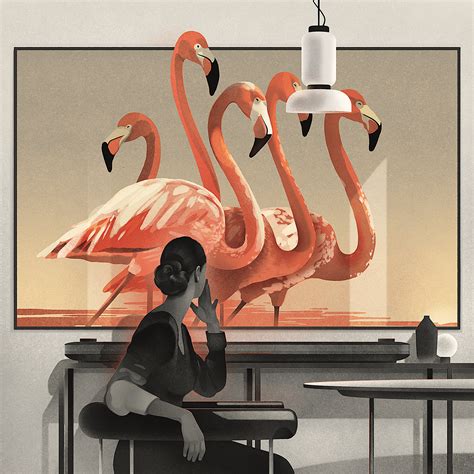 Flamingos On Behance