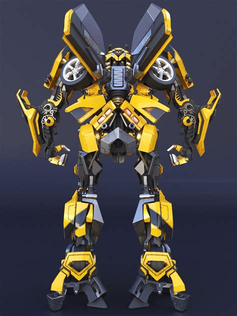 Transformers - Bumblebee 02 3D Model by DennyCG