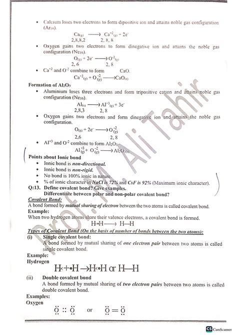 SOLUTION: Chemistry chapter6 chemical bonding part 2 - Studypool