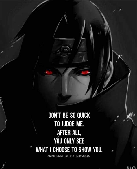 Sad Naruto Quotes Itachi - Depp My Fav