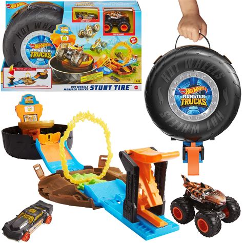 Hot Wheels City Tor Samochodowy Zestaw Kaskaderski Arena Opona 2 Pojazdy Humbi Pl