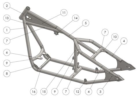 Rigid sportster frame assembly – Artofit