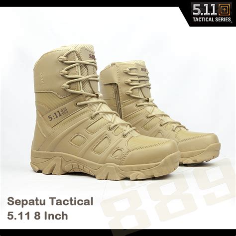 Sepatu Tactical Boots Militer Pria Taktis 5 11 SWAT Army Boot Militares