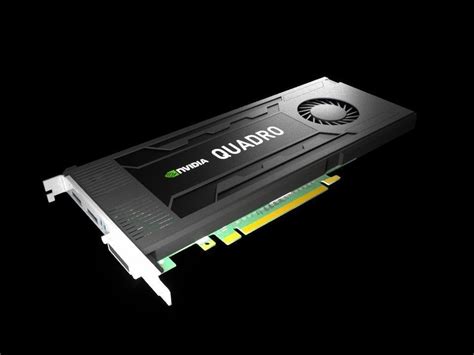 nvidia quadro k4200 graphic card free 3D model | CGTrader