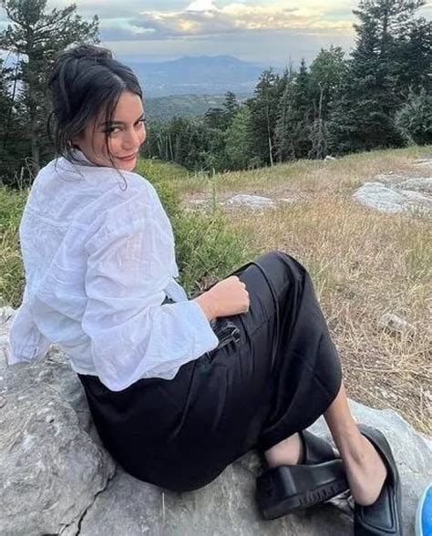 Naked Wolfe Estelle Black Leather Worn By Vanessa Hudgens On Her Instagram On August 7 2023