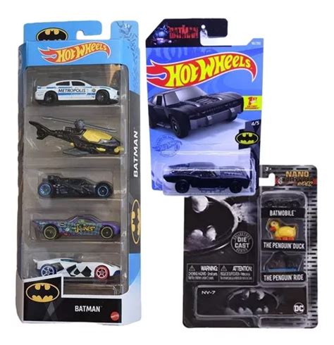 Set De 9 Carros De Batman Hot Wheels Meses Sin Interés