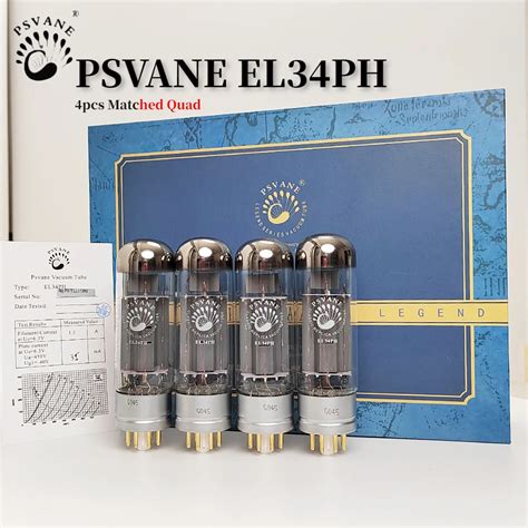 PSVANE EL34PH Vacuum Tube Upgrade EL34C EL34B 6P3P 6CA7 6V6 EL34 HIFI