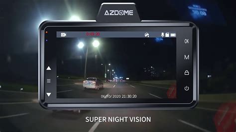 AZDOME M01 Pro FHD 1080P Dash Cam 3 Inch DVR Car Driving Recorder Night