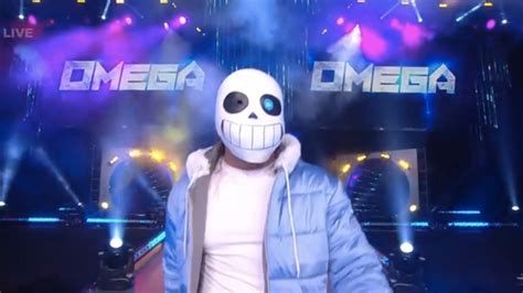 Aews Kenny Omega Is Filled With Determination In Epic Undertale Entrance