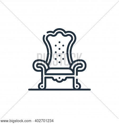 Throne Icon Isolated Vector & Photo (Free Trial) | Bigstock