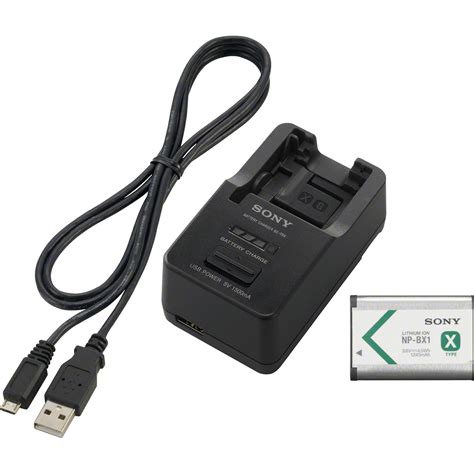 Sony Battery And Charger Kit With NP BX1 Battery ACCTRBX B H