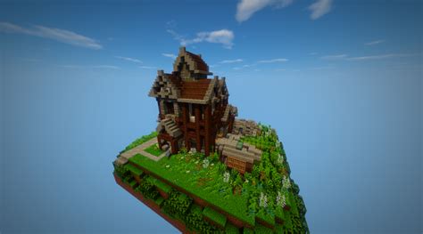 Minecraft island house - festfrosd