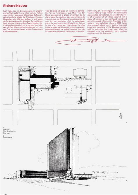 Contemporama Richard Neutra Ludwig Mies Van Der Rohe Mies Van Der Rohe