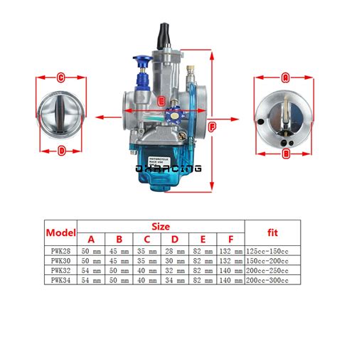 Mm B Carburateur Universel Pour Moto Keihin Maikuni Pwk