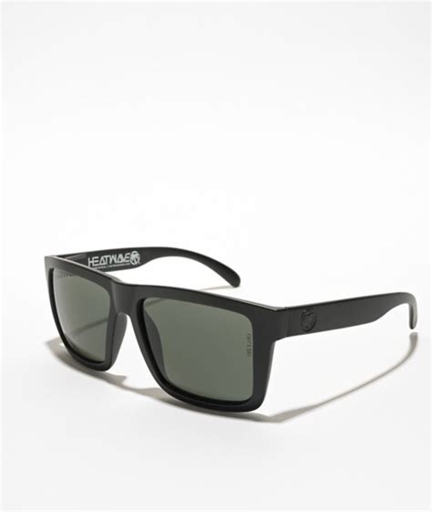 Heat Wave Vise Xl Black Polarized Sunglasses