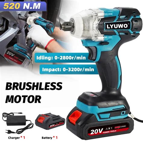 Lyuwo N M For Makita V Battery Cordless Electric Impact Wrench