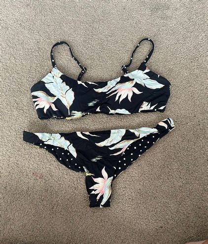 Billabong Reversible Bikini Set Black Off Retail From Bella