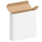 6 X 1 5 X 6 White Reverse Tuck Folding Cartons 250 Per Case