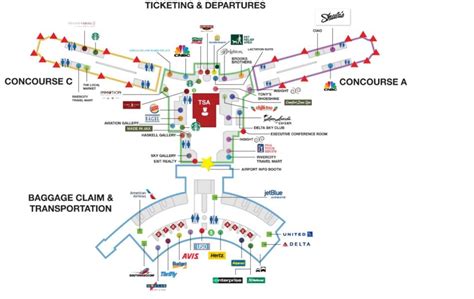 JAX Airport Map - Jacksonville International Airport(JAX)