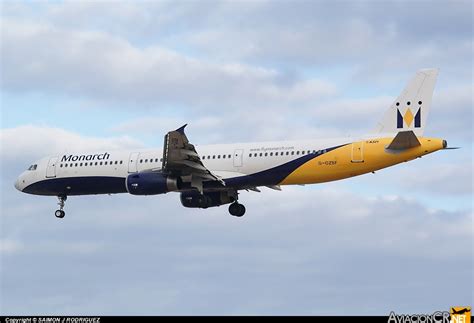 G OZBF Monarch Airlines Airbus A321 231 AviacionCR Net