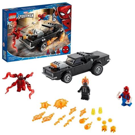 Конструктор LEGO Spider-Man Человек-паук и Призрачный гонщик против ...