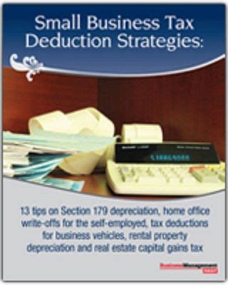 Small Business Tax Deduction Strategy