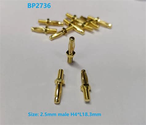 Custom Brass Gold Plated Mm Mm Banana Pin Plug Connector Pcb Mount