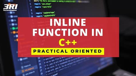 Inline Function In C C Tutorial For Beginners Ch 2 Module 2