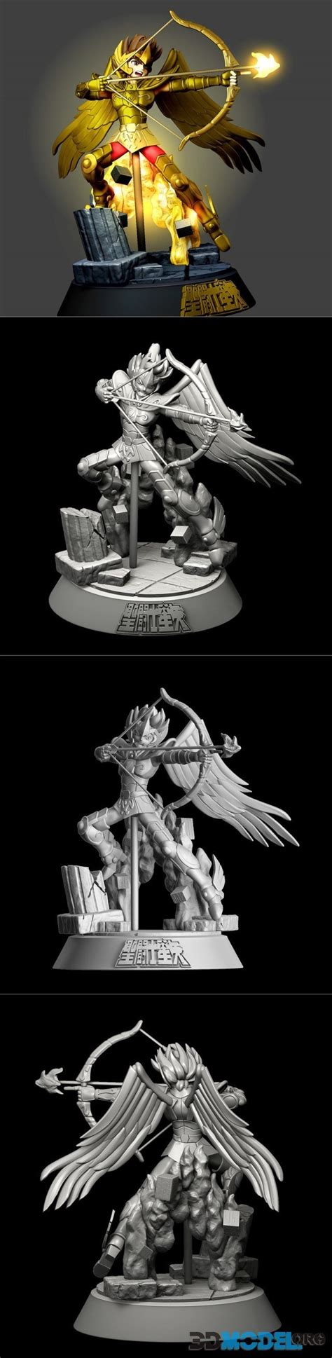 3D Model Saint Seiya Andromeda Shun Printable