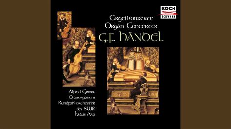 Handel Organ Concerto In G Minor Op 7 No 5 HWV 310 I Allegro Ma