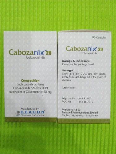 Allopathic Cabozanix 20mg 90s Cabozantinib At Rs 4637 Bottle In