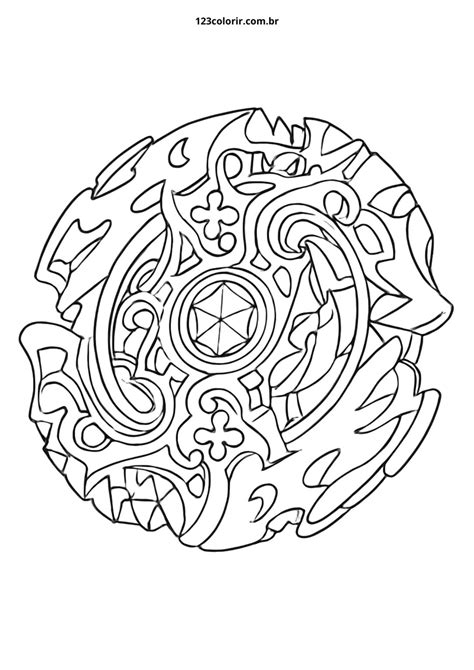 Desenho Para Colorir Beyblade Valtryek - 35 Desenhos de Beyblade para Colorir – 123 Colorir
