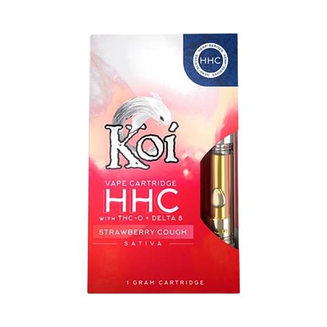 2 50 Strawberry Cough Koi 1 Gram Sativa Hhc Delta 8 Vape Cartridge