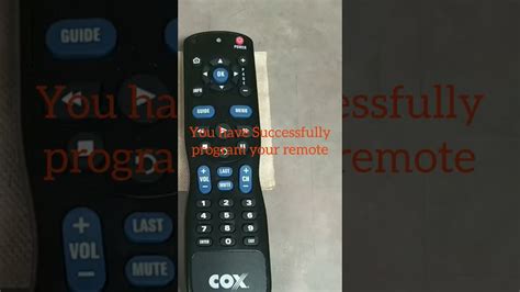 How To Program Cox Remote Control Youtube