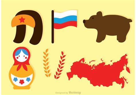 Flat Russian Vector Icons 90006 Vector Art at Vecteezy