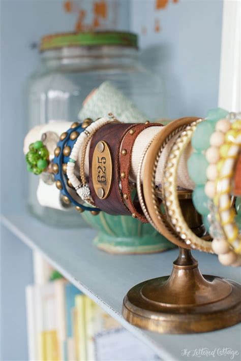 DIY Bracelet Holder | The Lettered Cottage- for inspiration - use a different material | Diy ...