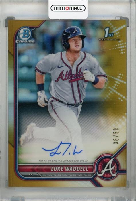 Mint Topps Bowman Chrome Atlanta Braves Luke